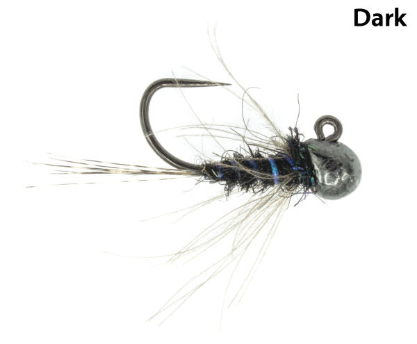 Hustler CDC Tungsten Trout Fly Dark